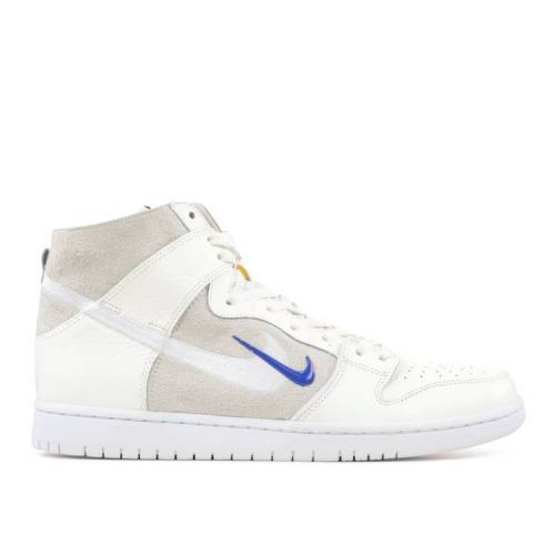 【 NIKE SOULLAND X SB DUNK HIGH PRO 'FRI.DAY PART 0.2' / SAIL GAME ROYAL WHITE 】 エスビー ダンク ハイ プロ ゲーム 白色 ホワイト ダンクハイ ゲームロイヤル 青 ブルー スニーカー メンズ ナイキ