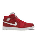 【 AIR JORDAN JORDAN 1 RETRO MID 'GYM RED 2.0' / GYM RED WHITE WHITE 】 ナイキ ミッド 赤 レッド 白色 ホワイト エアジョーダン スニーカー メンズ(4)