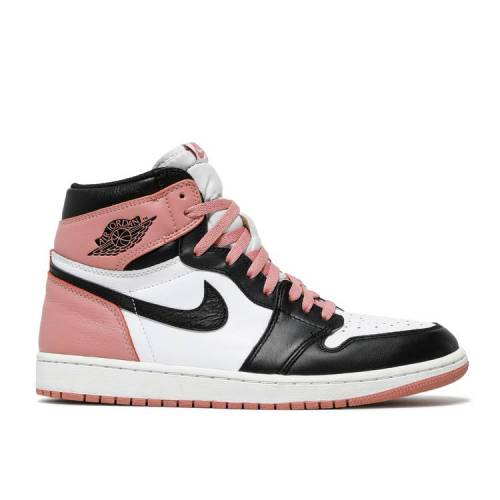 【 AIR JORDAN AIR JORDAN 1 RETRO HIGH NRG 'RUST PINK' / WHITE RUST PINK BLACK 】 ナイキ ハイ 白..