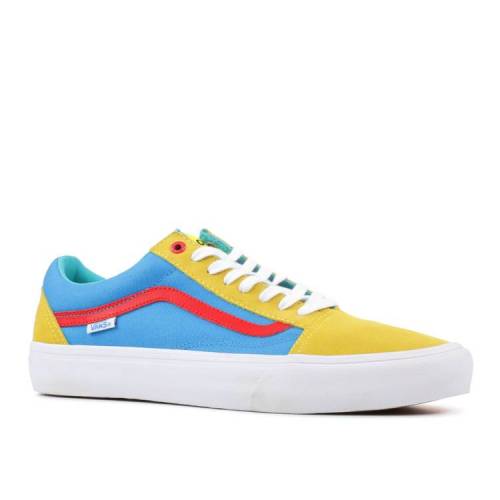 ヴァンズ VANS バンズ プロ 黄色 イエロー 青色 ブルー 赤 レッド オールドスクール 'GOLF WANG' スニーカー メンズ 【 VANS YELLOW RED PRO BLUE 】