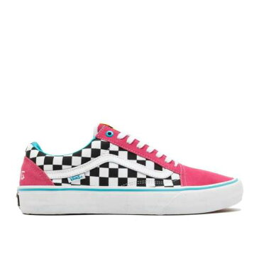 ヴァンズ VANS バンズ プロ 青色 ブルー ピンク 白色 ホワイト オールドスクール 'GOLF WANG' スニーカー メンズ 【 VANS PINK PRO BLUE WHITE 】