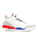 【 AIR JORDAN AIR JORDAN 3 RETRO 'INTERNATIONAL FLIGHT' / SAIL SPORT ROYAL FIRE RED 】 ナイキ ファイア 赤 レッド エアジョーダン スニーカー メンズ