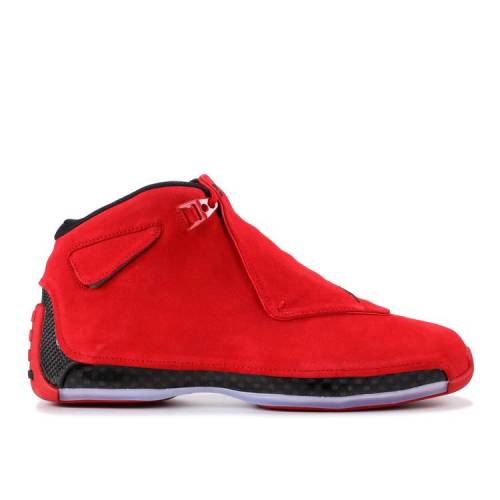 【 AIR JORDAN AIR JORDAN 18 RETRO 'TORO' / GYM RED BLACK 】 ナイキ 赤 レッド 黒色 ブラック エアジョーダン スニーカー メンズ