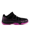 【 AIR JORDAN WMNS JORDAN 11 LOW 'ROOK TO QUEEN' / BLACK FUCHSIA BLAST 】 ナイキ 黒色 ブラック ブラスト エアジョーダン スニーカー レディース