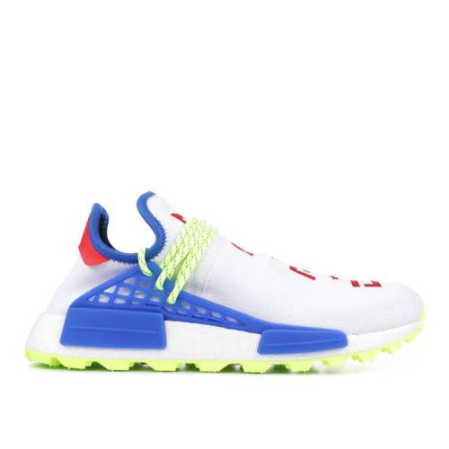 y ADIDAS PHARRELL X N.E.R.D. NMD HUMAN RACE TRAIL 'HOMECOMING' / WHITE BLUE RED z AfB_X F zCg F u[  bh Xj[J[ Y