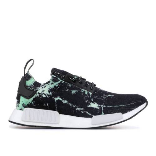 【 ADIDAS NMD_R1 PRIMEKNIT 'MINT MARBLE' / BLACK WHITE GREEN 】 アディダス 黒色 ブラック 白色 ホワイト 緑 グリーン スニーカー メンズ 1