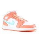 【 AIR JORDAN AIR JORDAN 1 MID GG 'CRIMSON PULSE' / CRIMSON PULSE LIGHT AQUA-WHITE 】 ナイキ ミッド クリムゾン エアジョーダン ジュニア キッズ ベビー マタニティ スニーカー