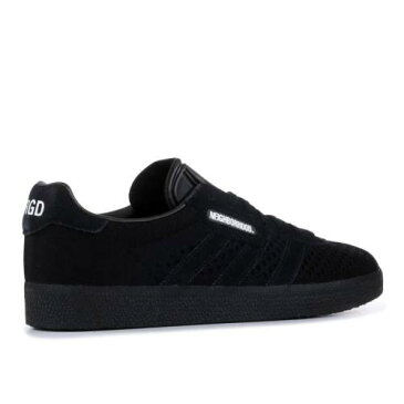 アディダス ADIDAS アディダス ガゼル 黒色 ブラック 白色 ホワイト 'TRIPLE BLACK' スニーカー メンズ 【 ADIDAS NEIGHBORHOOD X GAZELLE SUPER BLACK WHITE 】