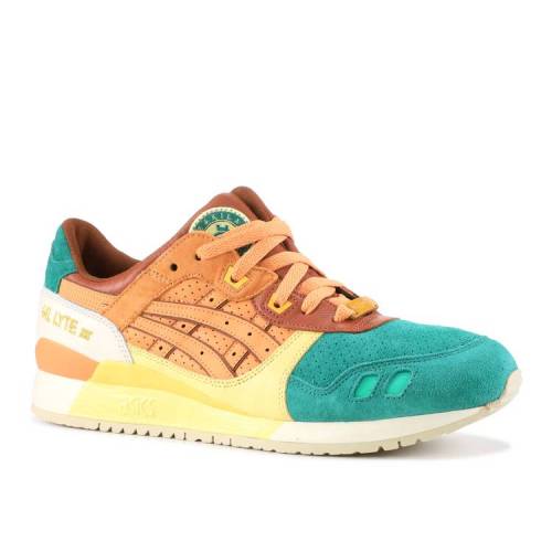 アシックス ASICS ゴールド '24 EXPRESS' スニーカー メンズ 【 ASICS 24 KILATES X GEL LYTE 3 SHADYGLADE GOLD EARTH 】