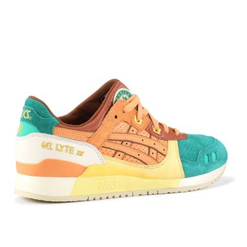 アシックス ASICS ゴールド '24 EXPRESS' スニーカー メンズ 【 ASICS 24 KILATES X GEL LYTE 3 SHADYGLADE GOLD EARTH 】