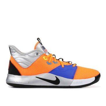 ナイキ NIKE 橙 オレンジ 銀色 シルバー 'ARMSTRONG 703' スニーカー メンズ 【 ORANGE SILVER NIKE NASA X PG 3 BUILDING TOTAL BLACKMETALLIC 】