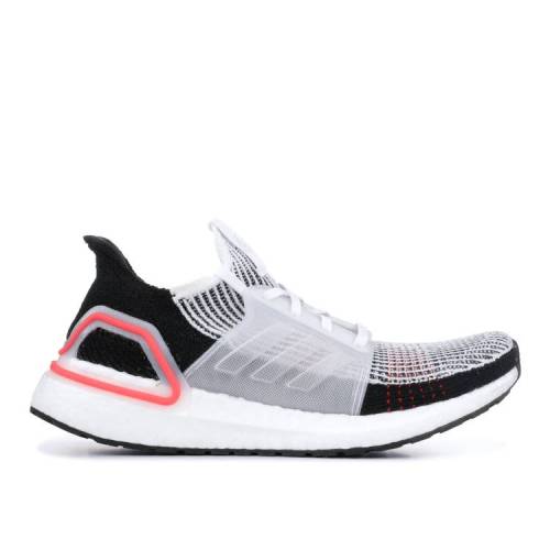 【 ADIDAS ULTRABOOST 19 'LASER RED' / CLOUD WHITE CHALK WHITE ACTIVE 】 アディダス 白色 ホワイト スニーカー メンズ