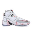 【 NIKE LEBRON 13 039 FRIDAY THE 13TH 039 / WHITE BLACK UNIVERSITY RED 】 レブロン サーティーン 白色 ホワイト 黒色 ブラック 赤 レッド スニーカー メンズ ナイキ