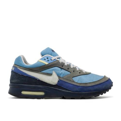 【 NIKE STASH X AIR CLASSIC BW / SPORT ROYAL NEUTRAL GREY HARBOR 】 クラシック 灰色 グレー スニ..