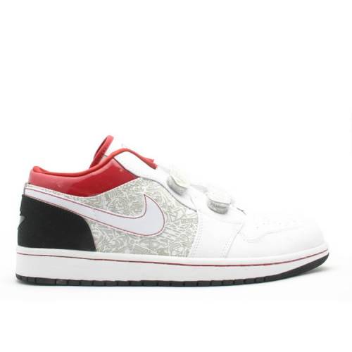 【 AIR JORDAN JORDAN 1 LOW VELCRO 'VARSITY RED' / WHITE VARSITY RED BLACK 】 ナイキ 白色 ホワイト 赤 レッド 黒色 ブラック エアジョーダン スニーカー メンズ