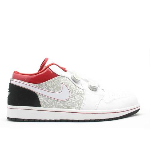 【 AIR JORDAN AIR JORDAN 1 LOW VELCRO 'VARSITY RED' / WHITE VARSITY RED BLACK 】 ナイキ 白色 ホワイト 赤 レッド 黒色 ブラック ..