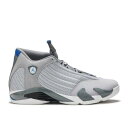【 AIR JORDAN JORDAN 14 RETRO 'WOLF GREY' / WOLF GREY SPORT BLUE COOL GREY 】 ナイキ ...