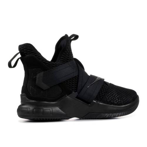 【 NIKE LEBRON SOLDIER 12 'ZERO DARK THIRTY' / BLACK BLACK BLACK 】 レブロン ソルジャー 黒色 ブラック スニーカー メンズ ナイキ