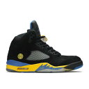 【 AIR JORDAN AIR JORDAN 5 RETRO 'SHANGHAI SHEN' / BLACK VARSITY ROYAL VARSITY 】 ナイキ 黒色 ブラック エアジョーダン スニーカー メンズ