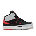 【 AIR JORDAN AIR JORDAN 2 RETRO 'INFRARED 23' / BLACK INFRARED 23 PR PLTNM WHT 】 ナイキ 黒色 ブラック エアジョーダン スニーカー メンズ