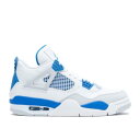 【 AIR JORDAN AIR JORDAN 4 RETRO 'MILITARY BLUE' 2012 / WHITE MILITARY BLUE NTRL 