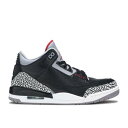 【 AIR JORDAN JORDAN 3 RETRO 'CEMENT' 2011 / BLACK VARSITY RED CEMENT GREY 】 ナイキ ...