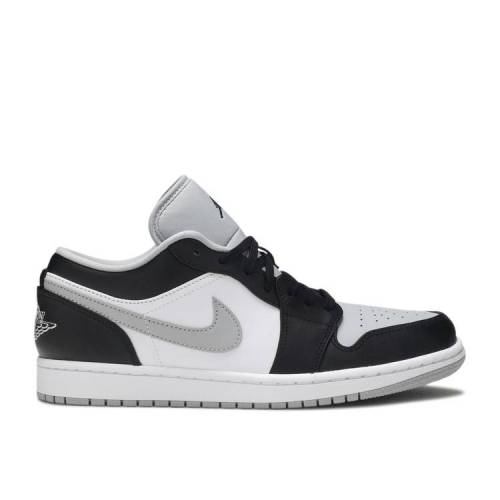 【 AIR JORDAN JORDAN 1 LOW GS 'SMOKE GREY' / BLACK BLACK LIGHT SMOKE GREY 】 ナイキ 黒色 ブラック 灰色 グレー エアジョーダン スニーカー ジュニア キッズ メンズ