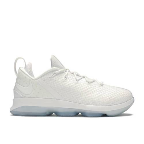 【 NIKE LEBRON 14 LOW 'ICE' / WHITE WHITE ICE BLUE 】 レブロン 白色 ホワイト 青色 ブルー スニーカー メンズ ナイキ