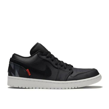 エアジョーダン AIR JORDAN 黒色 ブラック エアジョーダン スニーカー メンズ 【 PARIS SAINTGERMAIN X 1 LOW BLACK INFRARED 23WHITE 】