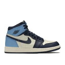 【 AIR JORDAN AIR JORDAN 1 RETRO HIGH OG GS 'OBSIDIAN' / SAIL OBSIDIAN UNIVERSITY BLUE 】 ナイキ ハイ 青色 ブルー エアジョーダン ジュニア キッズ ベビー マタニティ スニーカー