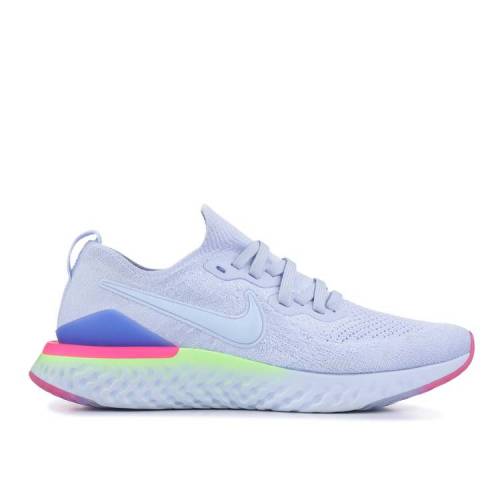 ナイキ NIKE エピック リアクト フライニット 青色 ブルー '8BIT' スニーカー メンズ 【 EPIC NIKE REACT FLYKNIT 2 HYDROGEN BLUE SAPPHIRELIME BLASTHYPER PINKBLUE TINT 】