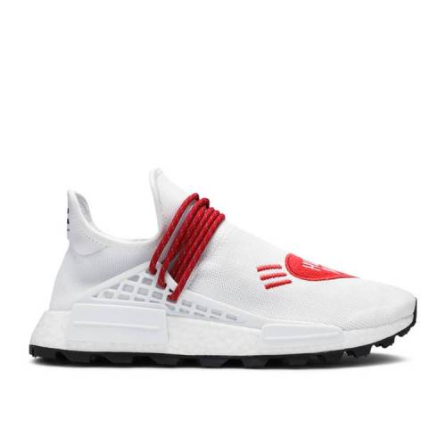 y ADIDAS HUMAN MADE X PHARRELL NMD HU 'LOVE' / CLOUD WHITE SCARLET CORE BLACK z AfB_X F zCg RA F ubN Xj[J[ Y