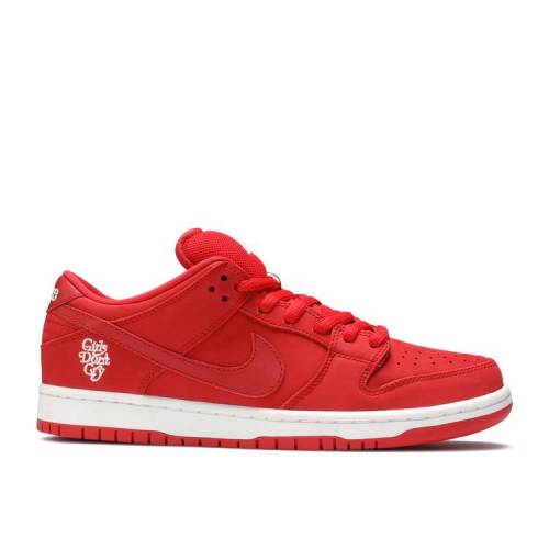 【 NIKE GIRLS DON'T CRY X DUNK LOW PRO SB QS 'COMING BACK HOME' / UNIVERSITY RED ...