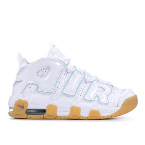 楽天スニケス【 NIKE AIR MORE UPTEMPO GS 'OCEAN BLISS' / WHITE NOISE AQUA GUM LIGHT BROWN 】 アップテンポ 白色 ホワイト アクア 茶色 ブラウン エアモアアップテンポ モアテン ジュニア キッズ ベビー マタニティ スニー