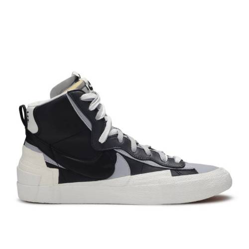 y NIKE SACAI X BLAZER MID 'BLACK GREY' / BLACK BLACK ANTHRACITE z uCU[ ~bh F ubN Xj[J[ Y iCL