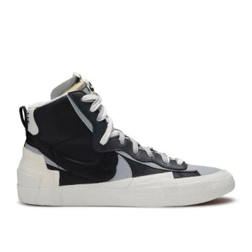 ナイキ NIKE ブレイザー ミッド 黒色 ブラック 'BLACK GREY' スニーカー メンズ 【 NIKE SACAI X BLAZER MID BLACK BLACKANTHRACITE 】