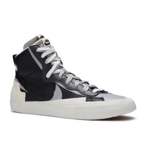 ナイキ NIKE ブレイザー ミッド 黒色 ブラック 'BLACK GREY' スニーカー メンズ 【 NIKE SACAI X BLAZER MID BLACK BLACKANTHRACITE 】