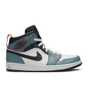 【 AIR JORDAN FACETASM X AIR JORDAN 1 MID 039 FEARLESS 039 / WHITE TEAL BLACK RED 】 ナイキ ミッド 白色 ホワイト 黒色 ブラック 赤 レッド エアジョーダン スニーカー メンズ