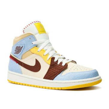 エアジョーダン AIR JORDAN エア ミッド エアジョーダン 'FEARLESS' スニーカー メンズ 【 AIR MAISON CHATEAU ROUGE X 1 MID SE PALE VANILLA CINNAMON 】