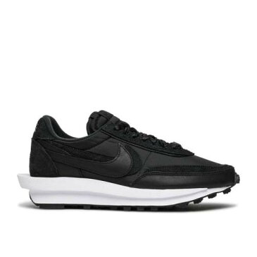 ナイキ NIKE 黒色 ブラック 'BLACK NYLON' スニーカー メンズ 【 NIKE SACAI X LDWAFFLE BLACK 】