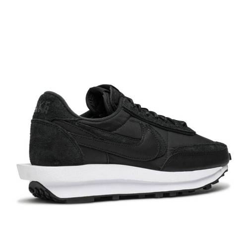 ナイキ NIKE 黒色 ブラック 'BLACK NYLON' スニーカー メンズ 【 NIKE SACAI X LDWAFFLE BLACK 】