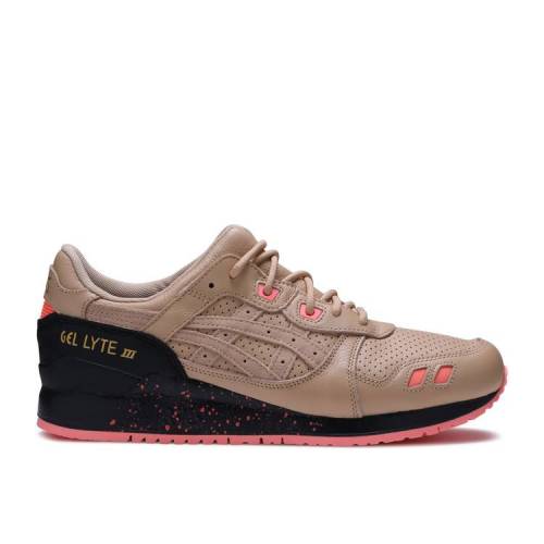 アシックス ASICS 靴 スニーカー ベージュ ピンク 'TIGER SNAKE' メンズ 【 PINK ASICS SNEAKER FREAKER X GEL LYTE 3 BEIGE 】