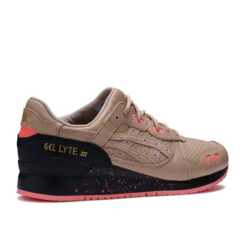 アシックス ASICS 靴 スニーカー ベージュ ピンク 'TIGER SNAKE' メンズ 【 PINK ASICS SNEAKER FREAKER X GEL LYTE 3 BEIGE 】