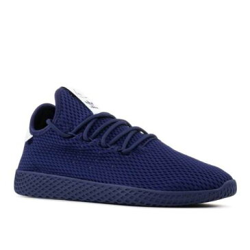 アディダス ADIDAS アディダス テニス 紺色 ネイビー 青色 ブルー 白色 ホワイト 'DARK BLUE' スニーカー メンズ 【 ADIDAS PHARRELL X TENNIS HU NAVY DARK BLUE FOOTWEAR WHITE 】