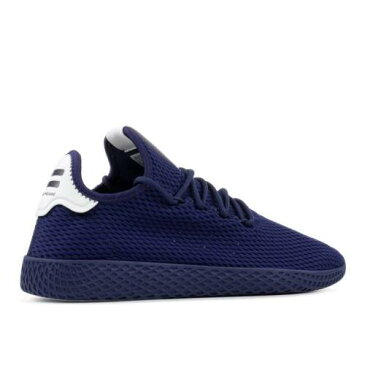 アディダス ADIDAS アディダス テニス 紺色 ネイビー 青色 ブルー 白色 ホワイト 'DARK BLUE' スニーカー メンズ 【 ADIDAS PHARRELL X TENNIS HU NAVY DARK BLUE FOOTWEAR WHITE 】