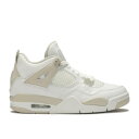 【 AIR JORDAN AIR JORDAN 4 RETRO GS 'LINEN' 2017 / WHITE BOARDER BLUE LIGHT SAND 】 ナイキ 白色 ホワイト 青色 ブルー 砂色 サンド エアジョーダン ジュニア キッズ ベビー マタニティ スニーカー