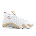 【 AIR JORDAN WMNS AIR JORDAN 14 RETRO 'LINEN' / WHITE VARSITY RED LINEN CLASSIC 】 ナイキ 白色 ホワイト 赤 レッド クラシック エアジョーダン スニーカー レディース