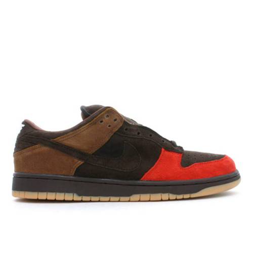 【 NIKE DUNK LOW PRO SB 'BISON' / DARK CINDER BISON SPORT RED 】 ダンク プロ エスビー 赤 レッド ..