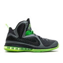 【 NIKE LEBRON 9 'DUNKMAN' / DARK GREY BLACK VOLT 】 レブロン 灰色 グレー 黒色 ブラック スニーカー メンズ...