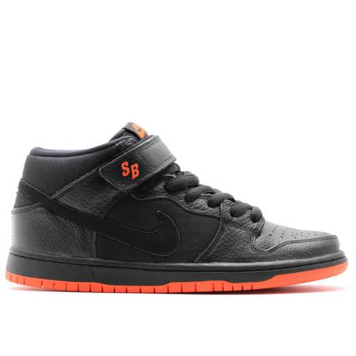 【 NIKE DUNK MID PRO SB 'HALLOWEEN' / BLACK BLACK TEAM ORANGE 】 ダンク ミッド プロ エスビー 黒色 ブラック チーム 橙 オレンジ スニーカー メンズ ナイキ